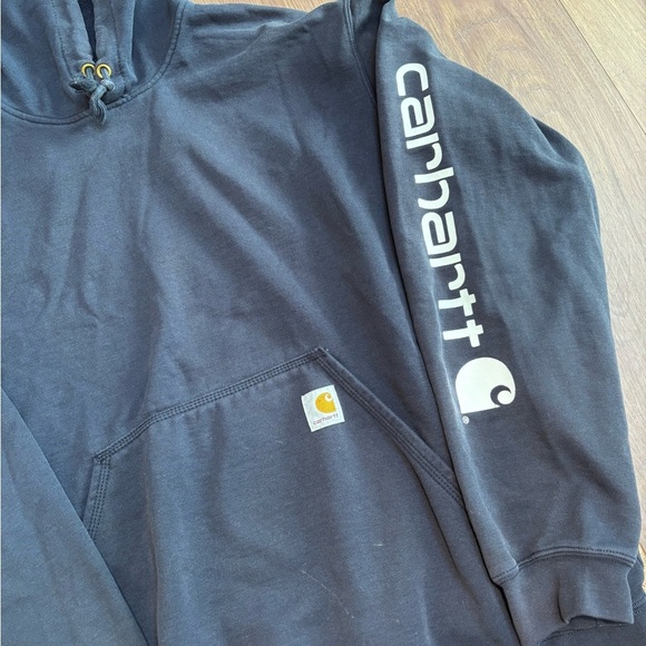 Carhartt Navy Hoodie - Picture 2 of 3